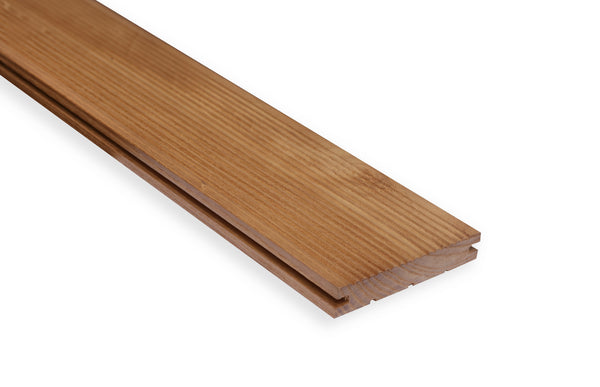 Deska tarasowa termojesion ryflowana 180x11x2cm – widok produktu na białym tle