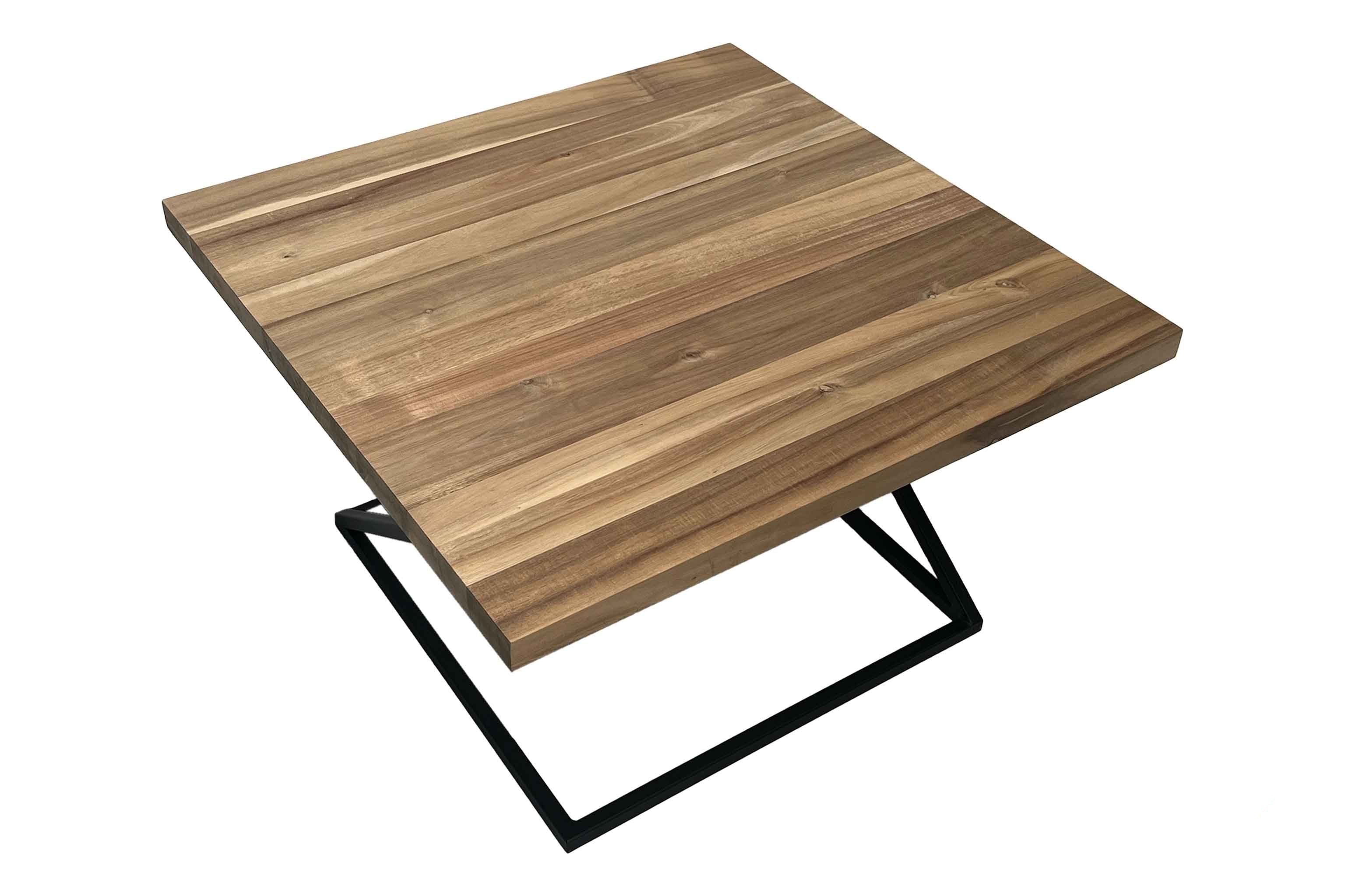Solid Acacia Square Table Top - 80x80x3.8cm