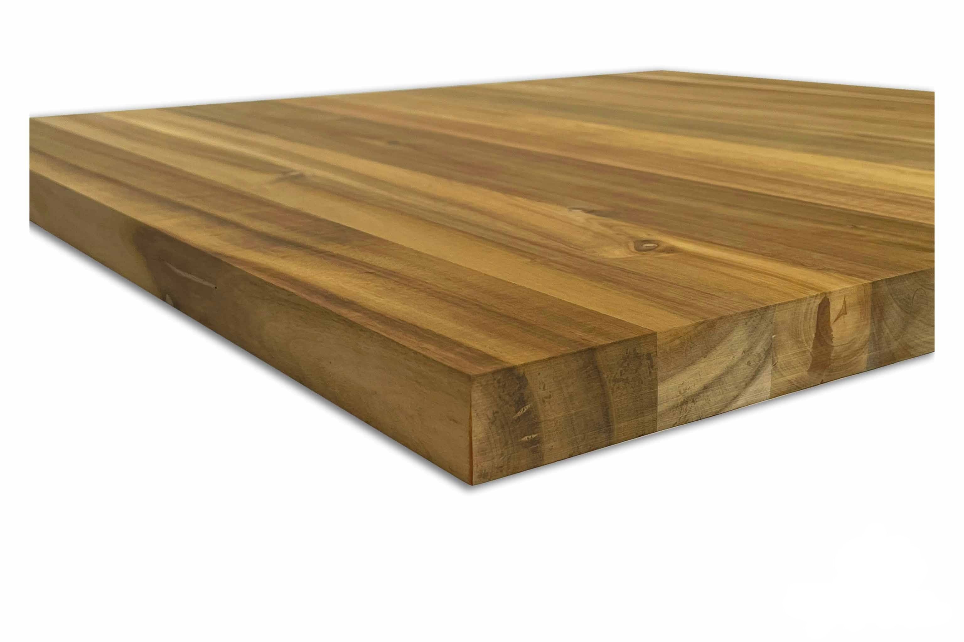 Solid Acacia Square Table Top - 80x80x3.8cm