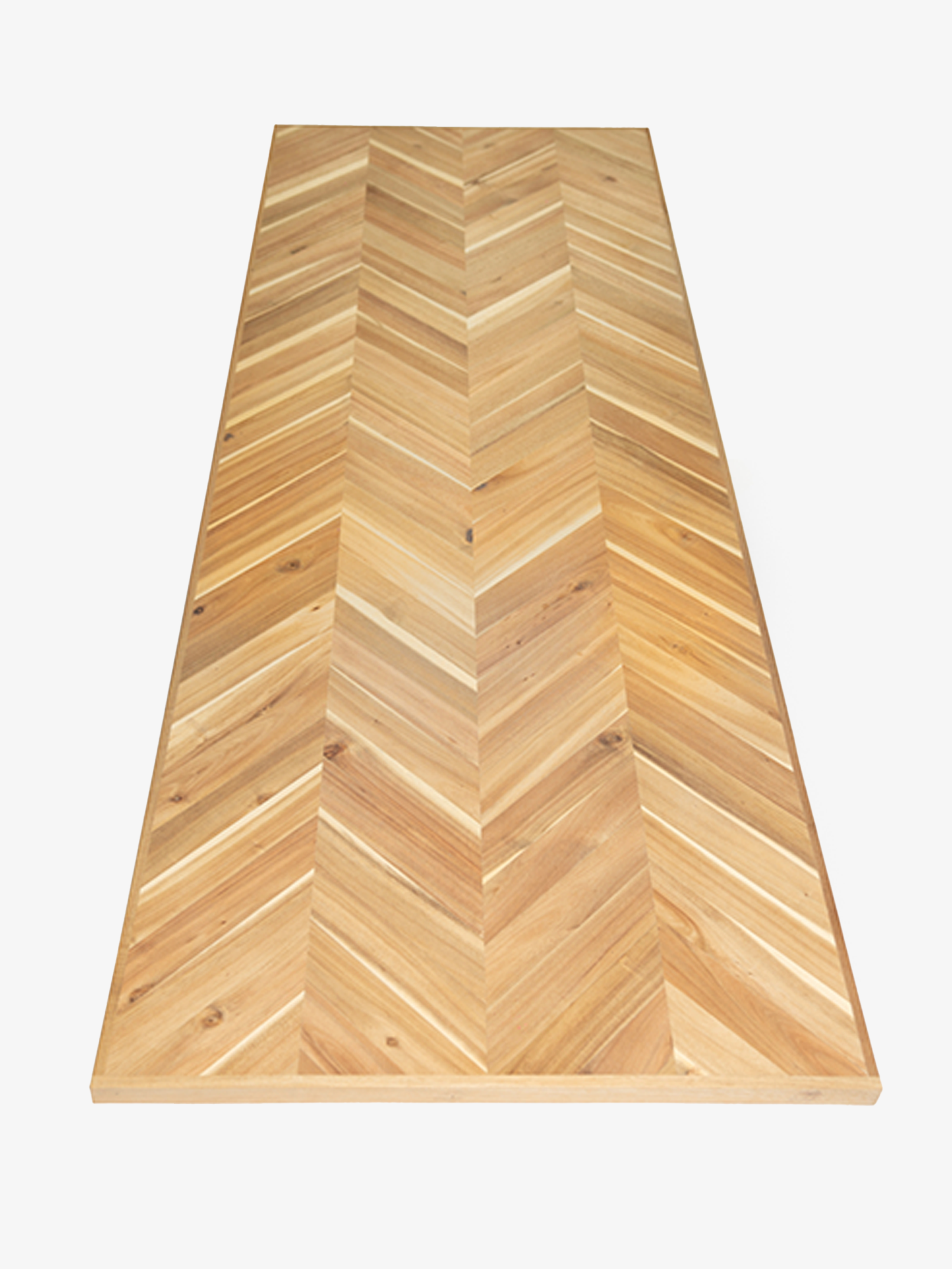 Chevron Acacia Countertop - 183x94x3.8cm