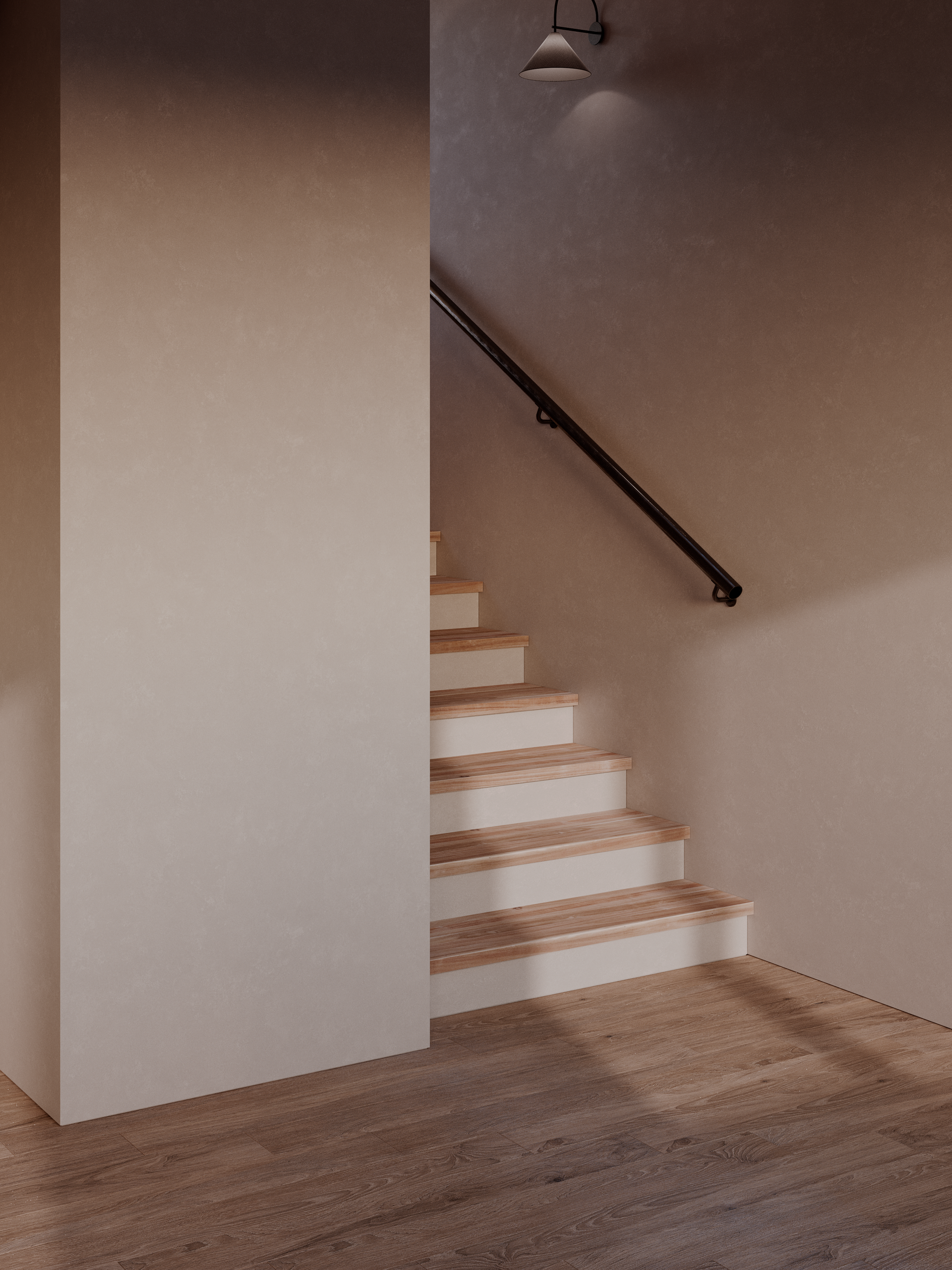 Solid Acacia Stairs - 110x30x2.6cm