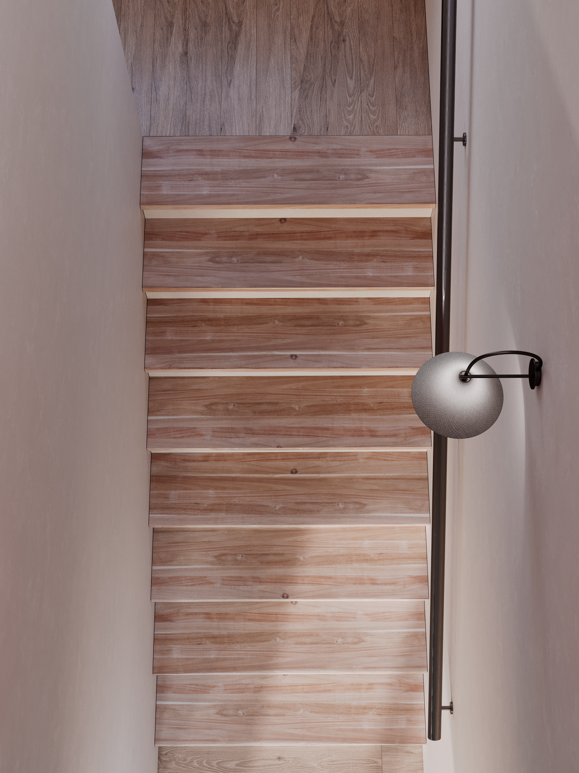 Stopień Schodowy Akacja Lity - 123x33x3,8 cm