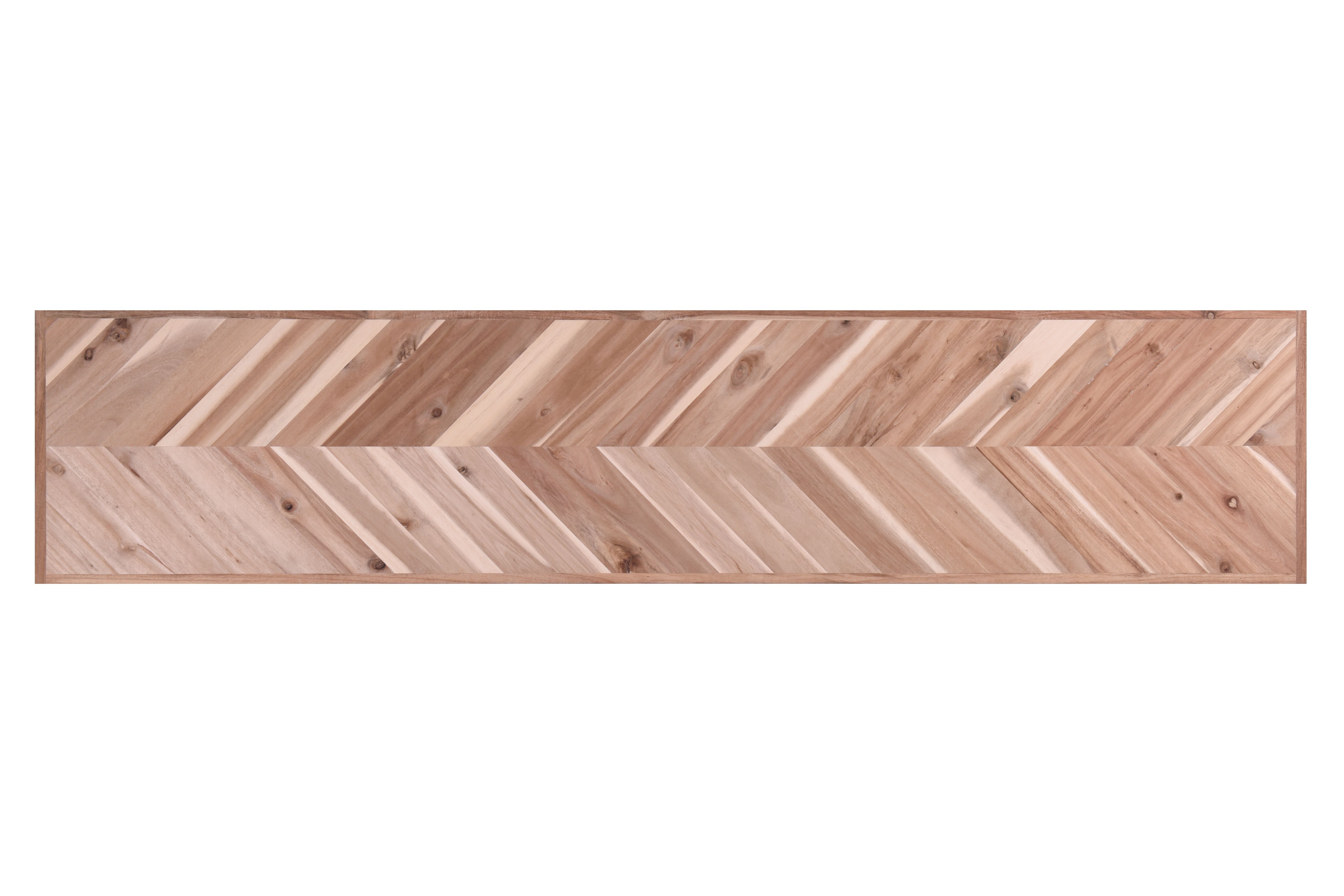 Chevron Acacia Windowsill - 93x33x3.8cm