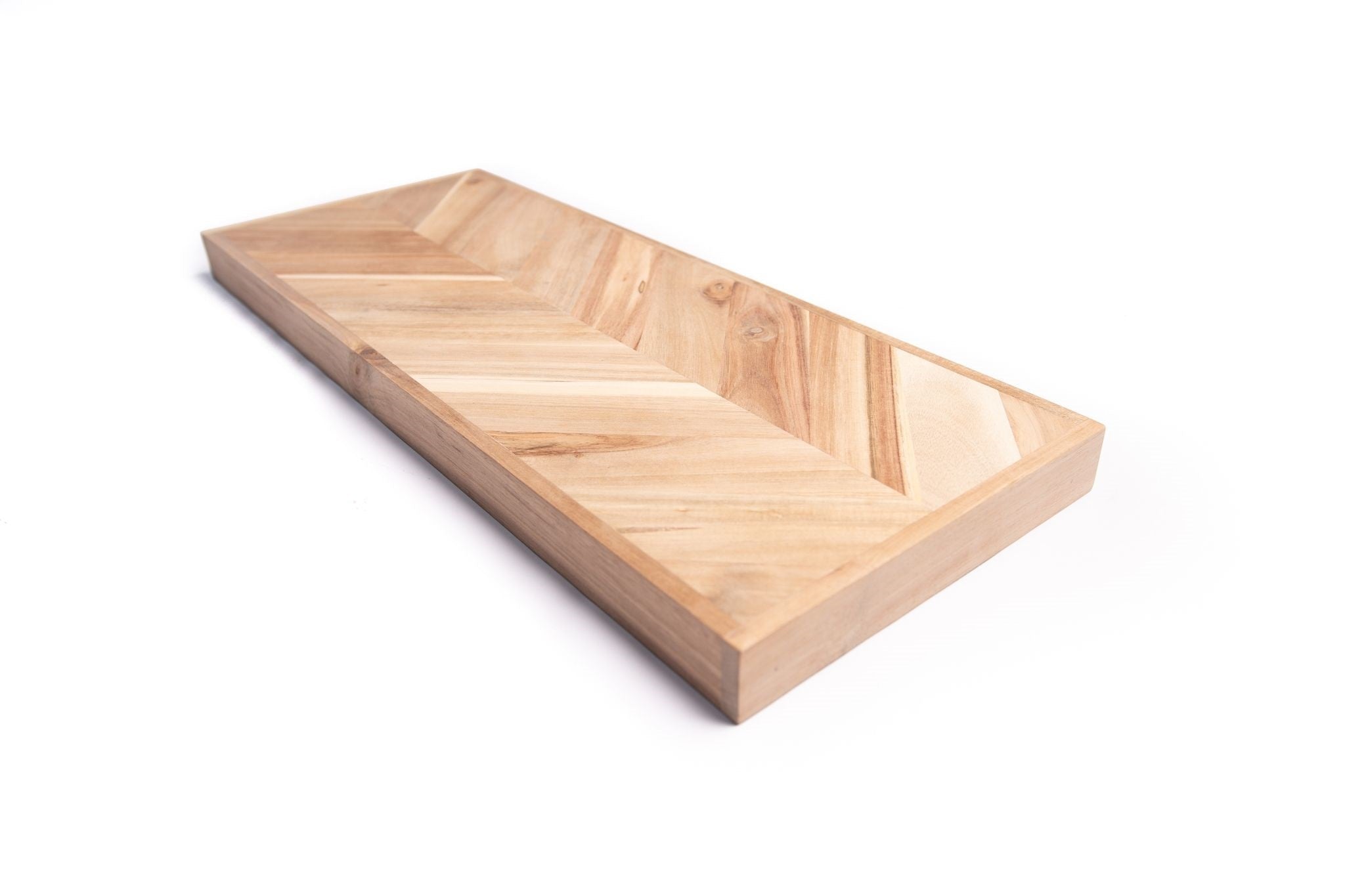 Chevron Acacia Windowsill - 93x33x3.8cm