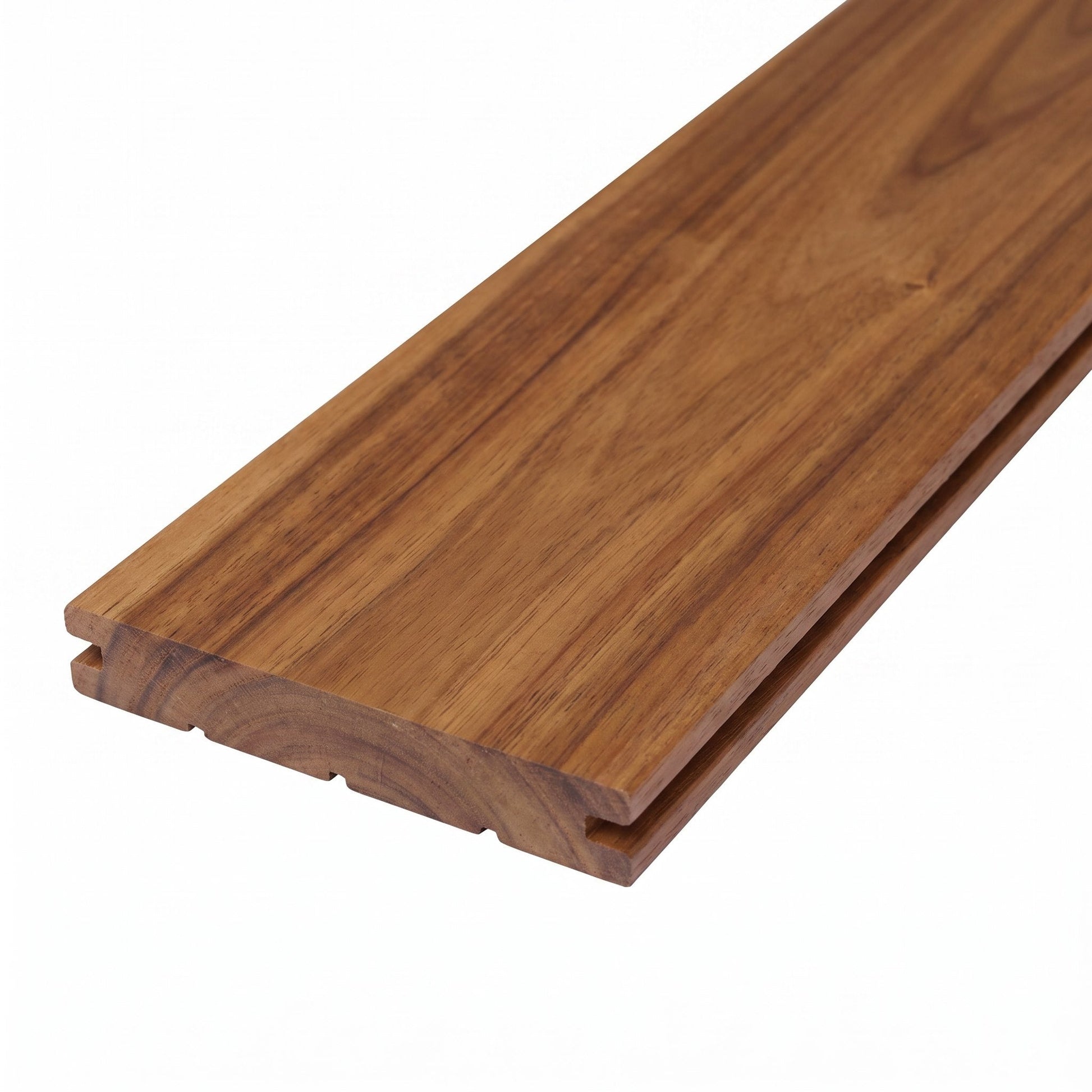 Deska tarasowa gładka z termoakacji 200x12x2cm – widok produktu na białym tle