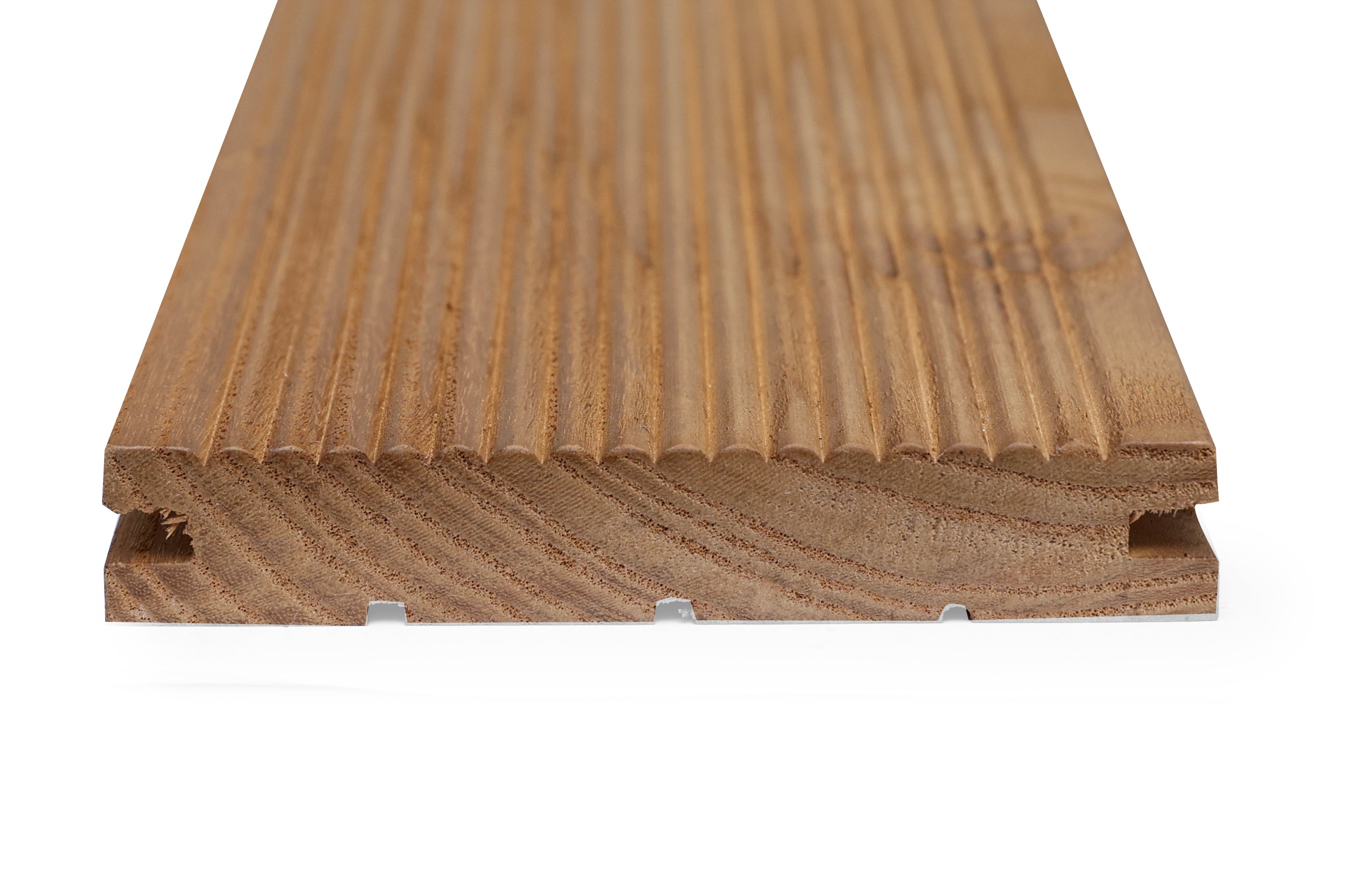 Deska Tarasowa Termo Jesion Ryflowana - 180x11x2cm