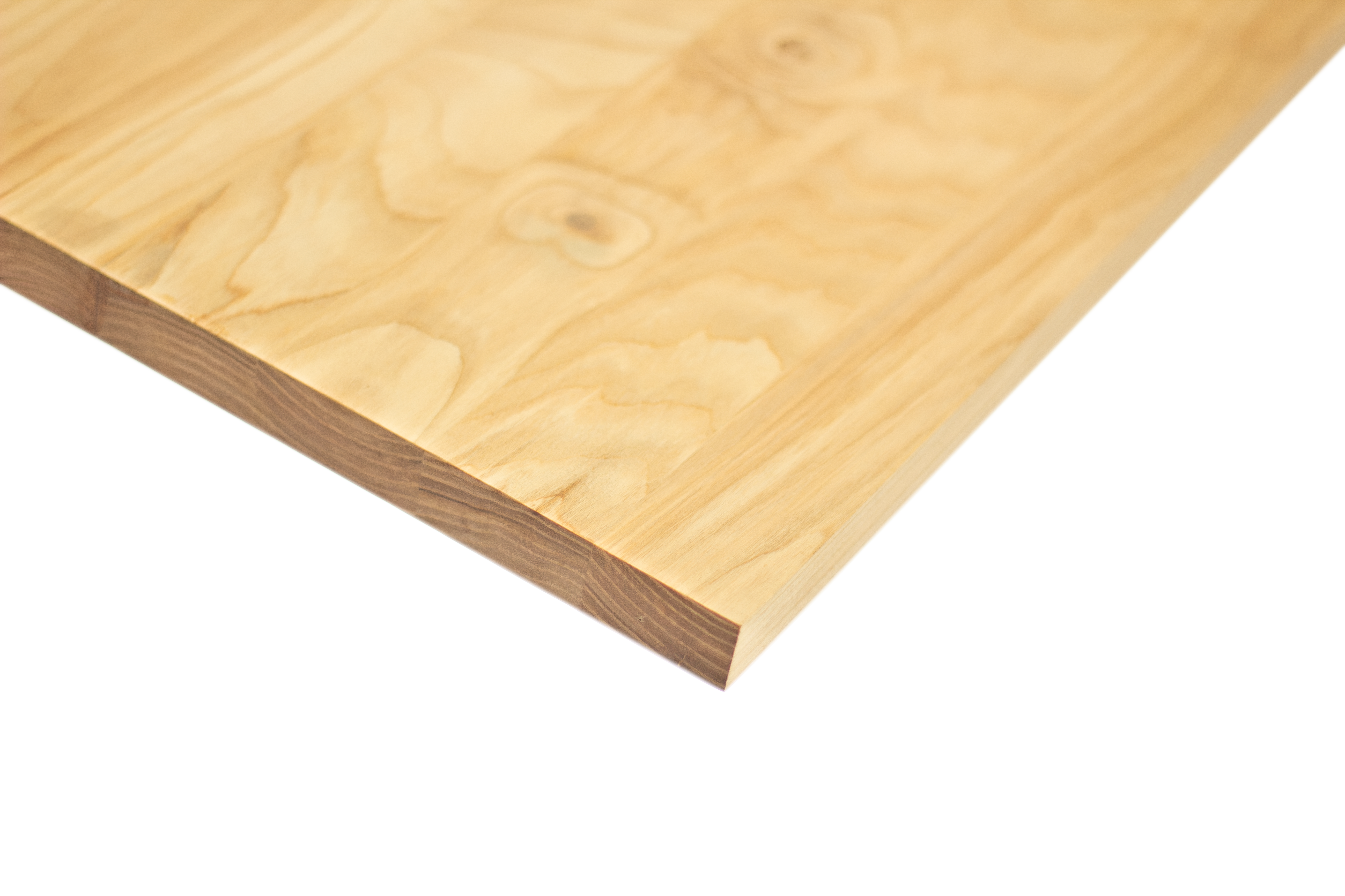 Solid Ash Square Tabletop - 80x80x3.8cm