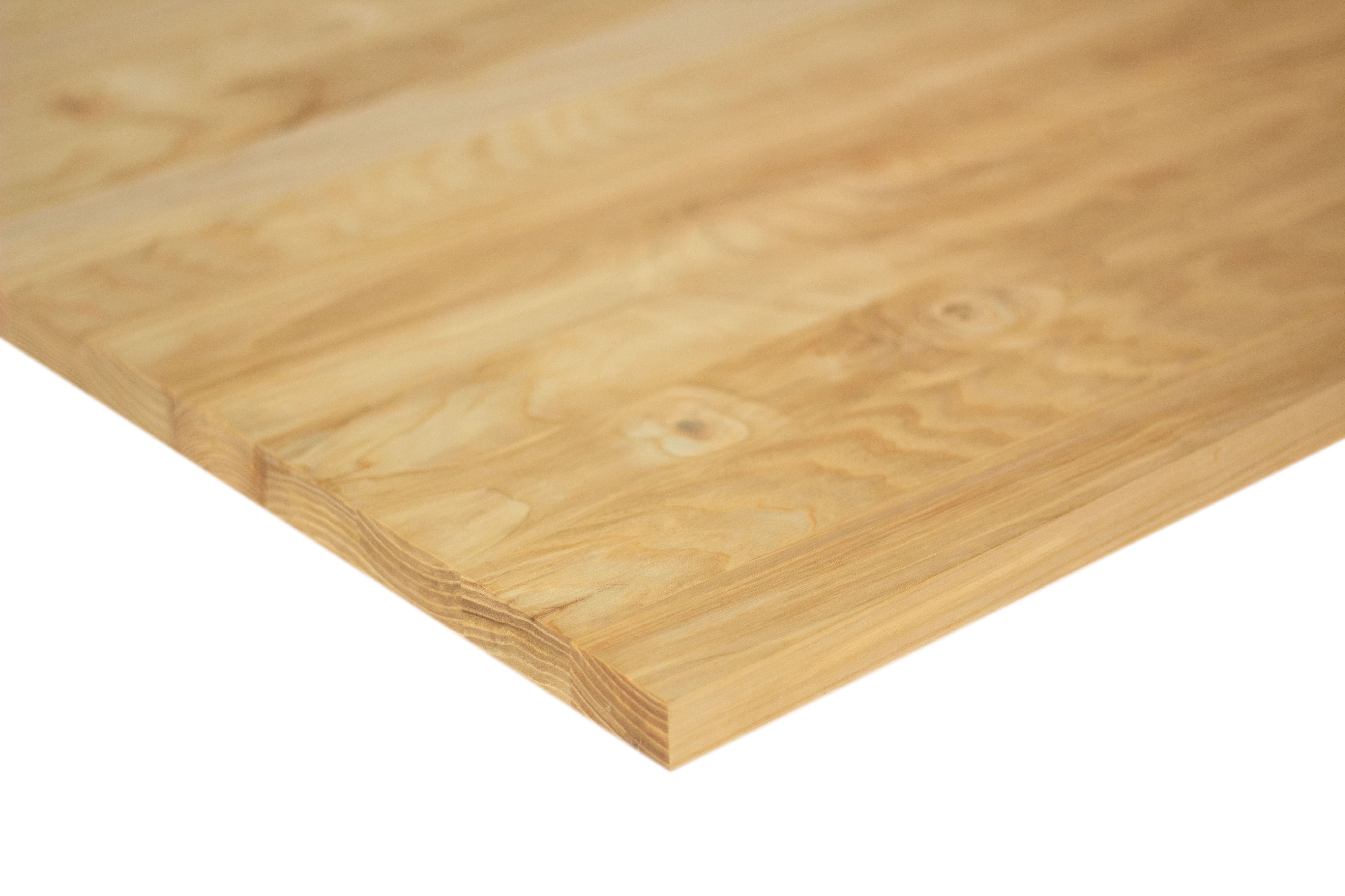 Solid Ash Square Tabletop - 80x80x3.8cm