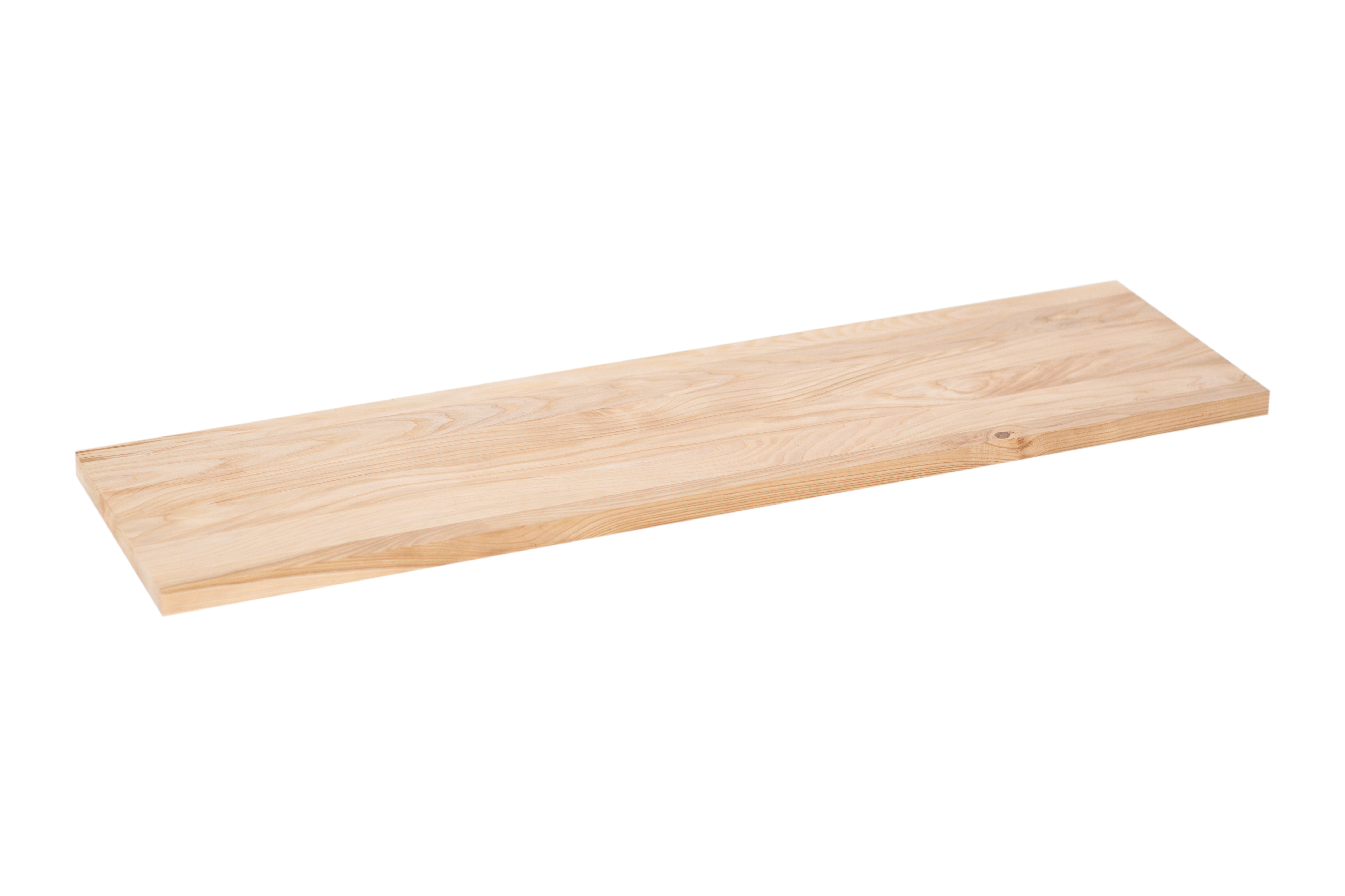 Stopień schodowy jesion 123x30x3cm – widok produktu na białym tle